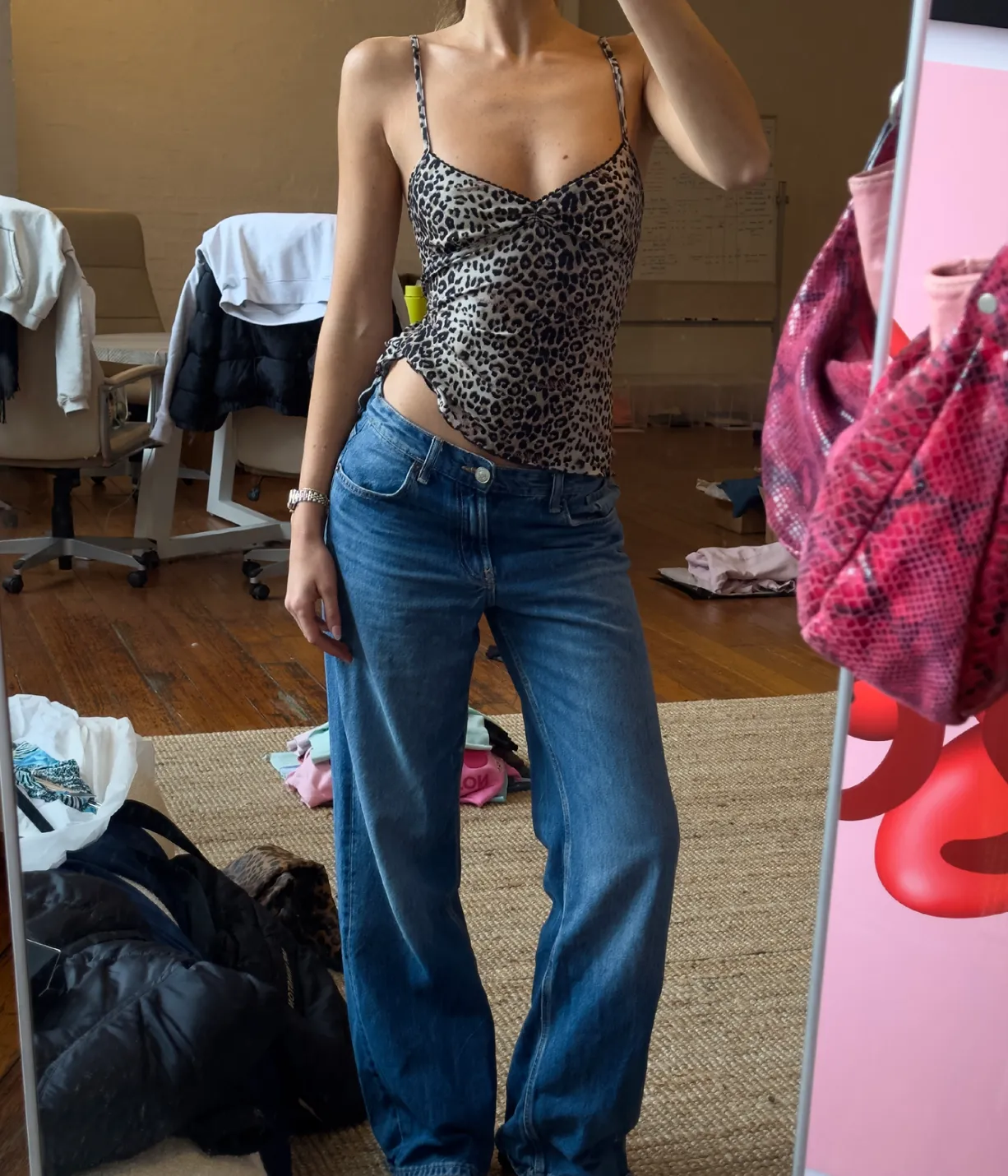 MADE-TO-ORDER: Monogram Leopard Cami