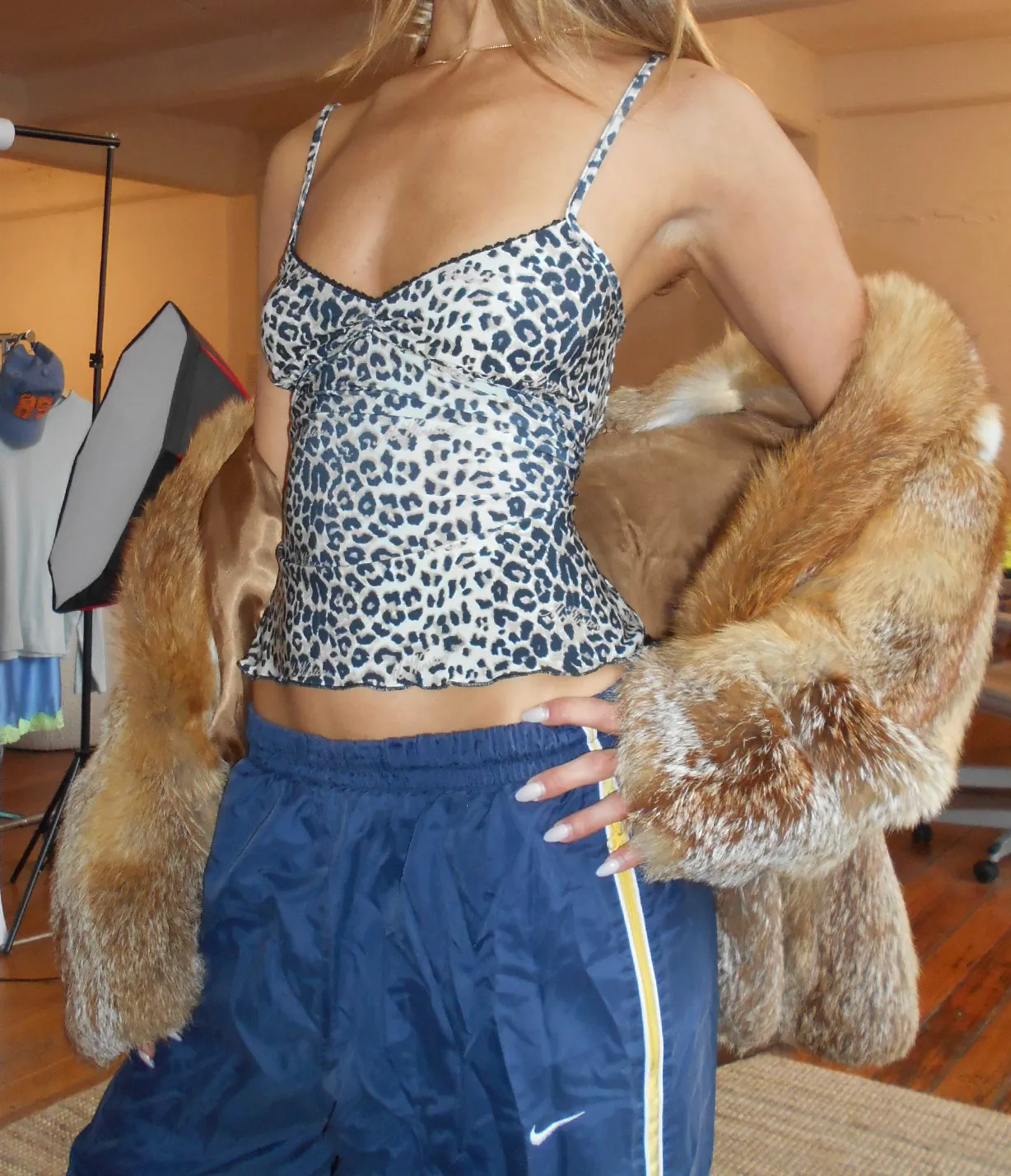 MADE-TO-ORDER: Monogram Leopard Cami