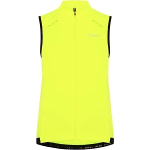 Madison Stellar Reflective windproof women's gilet; hi-viz yellow - size 10