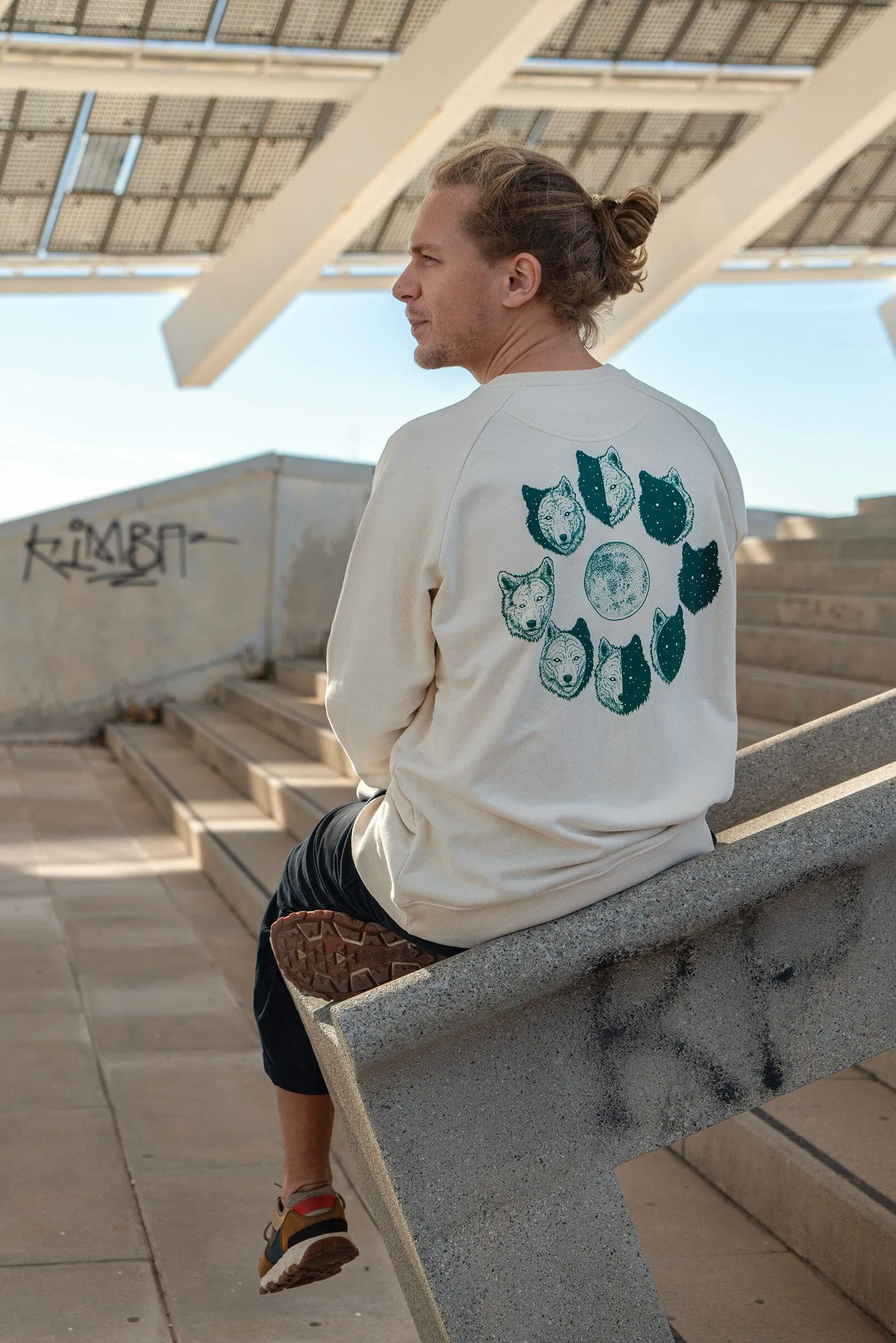 Men's Sweatshirt | Green Wolf