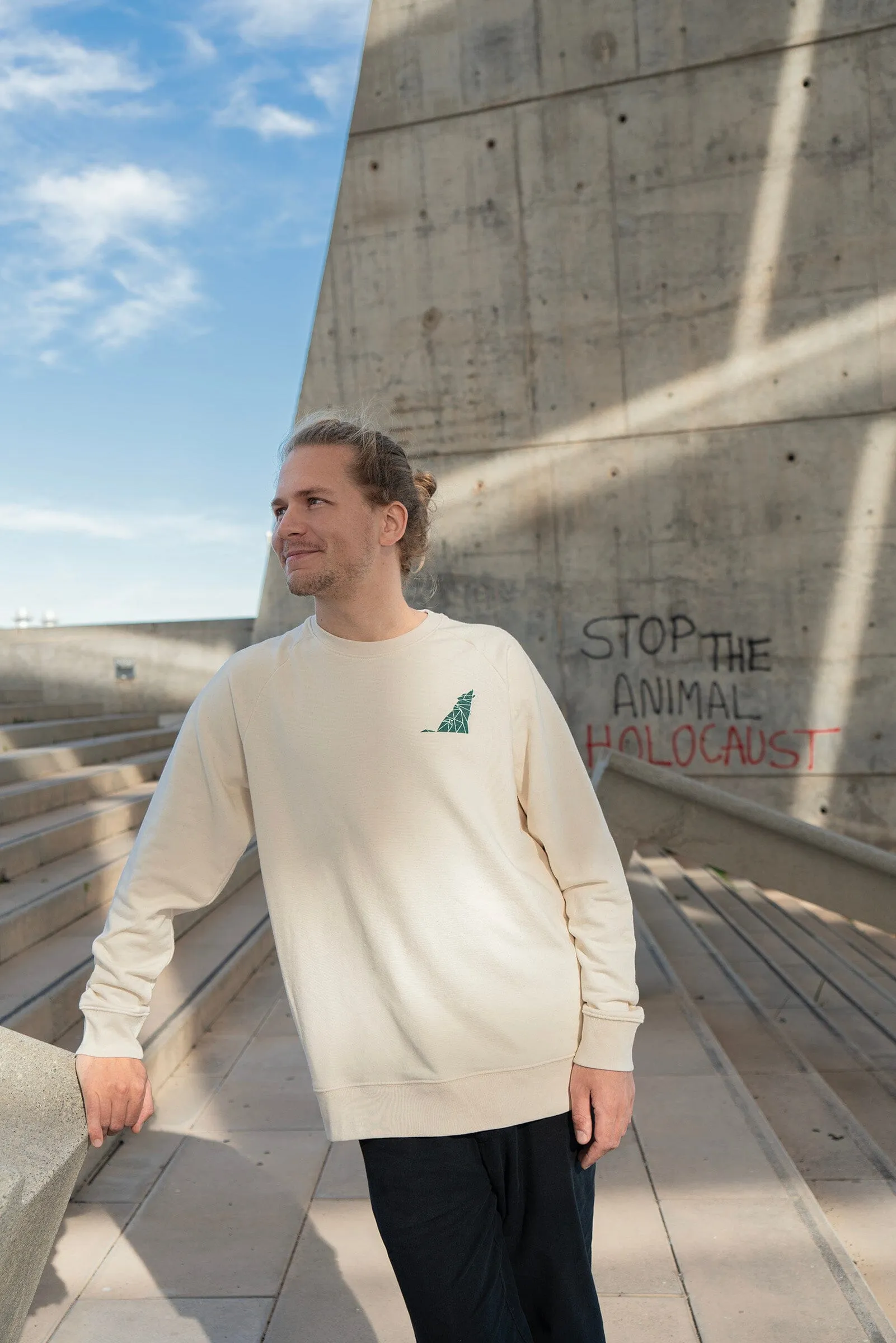 Men's Sweatshirt | Green Wolf