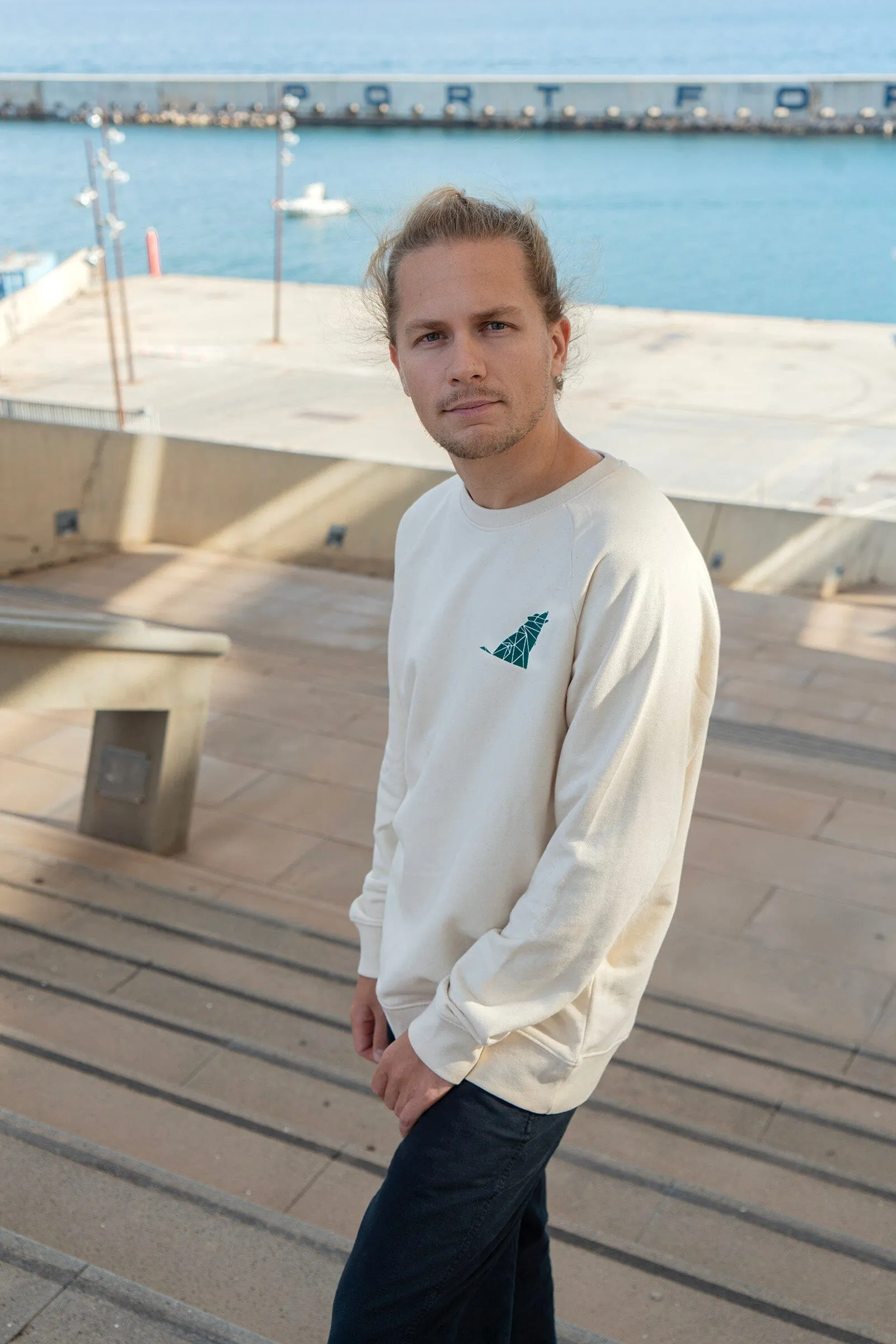 Men's Sweatshirt | Green Wolf