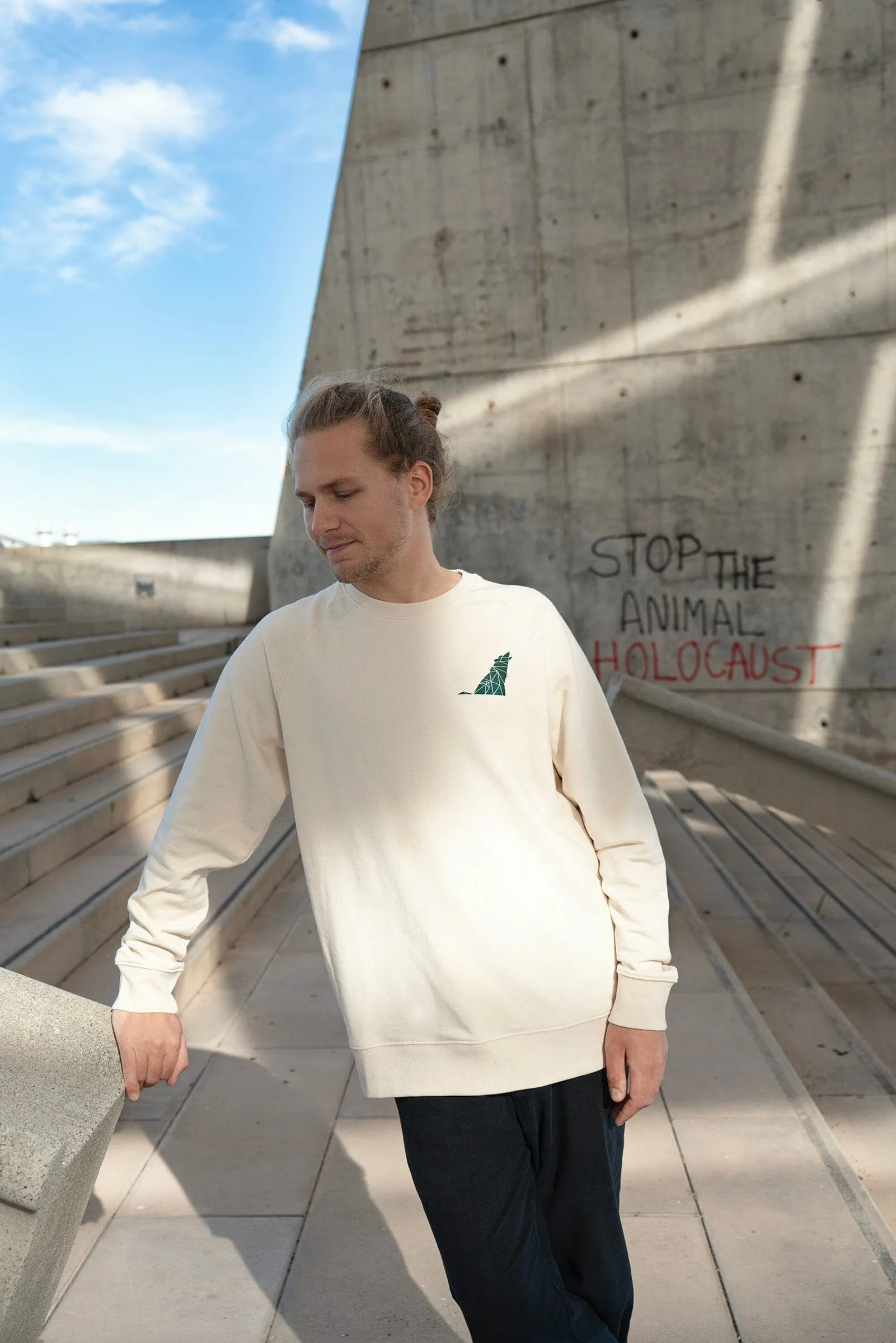 Men's Sweatshirt | Green Wolf