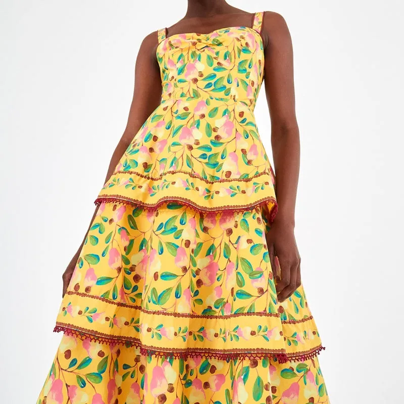 Mini Cashew Midi Dress
