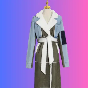 Miss Authentic - Denim Patchwork Coat