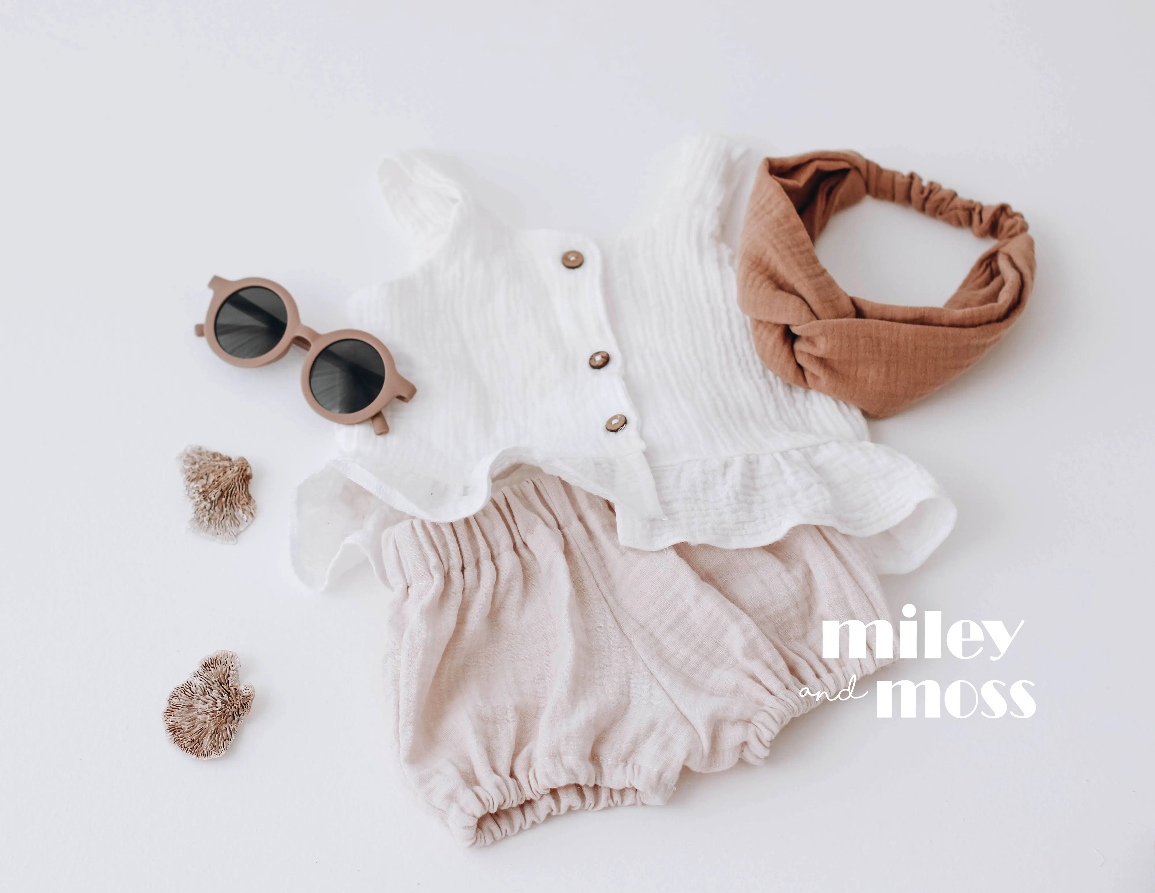 Muslin summer top WITH BUTTONS