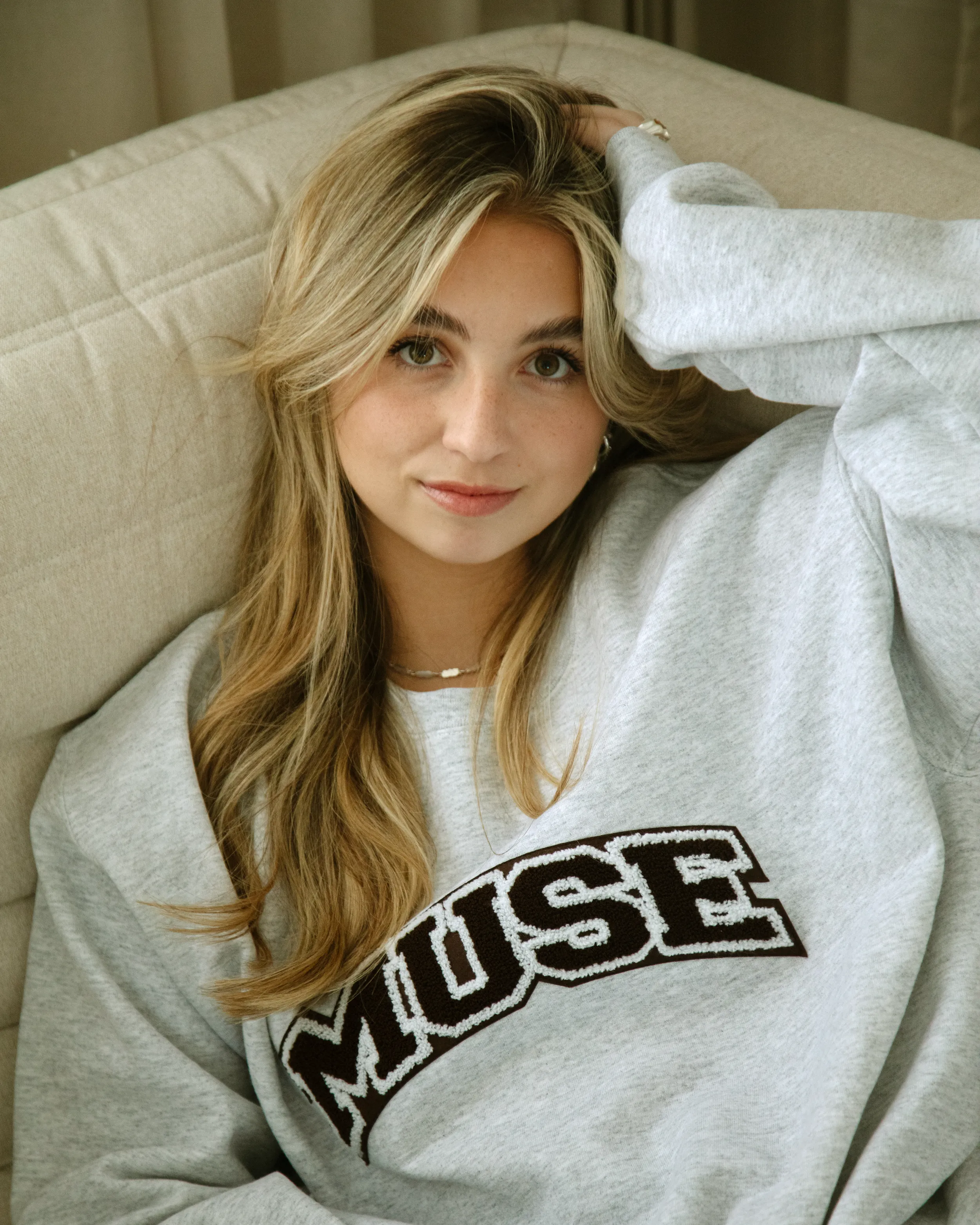 OG Chenille Ash Sweatshirt - Coconut