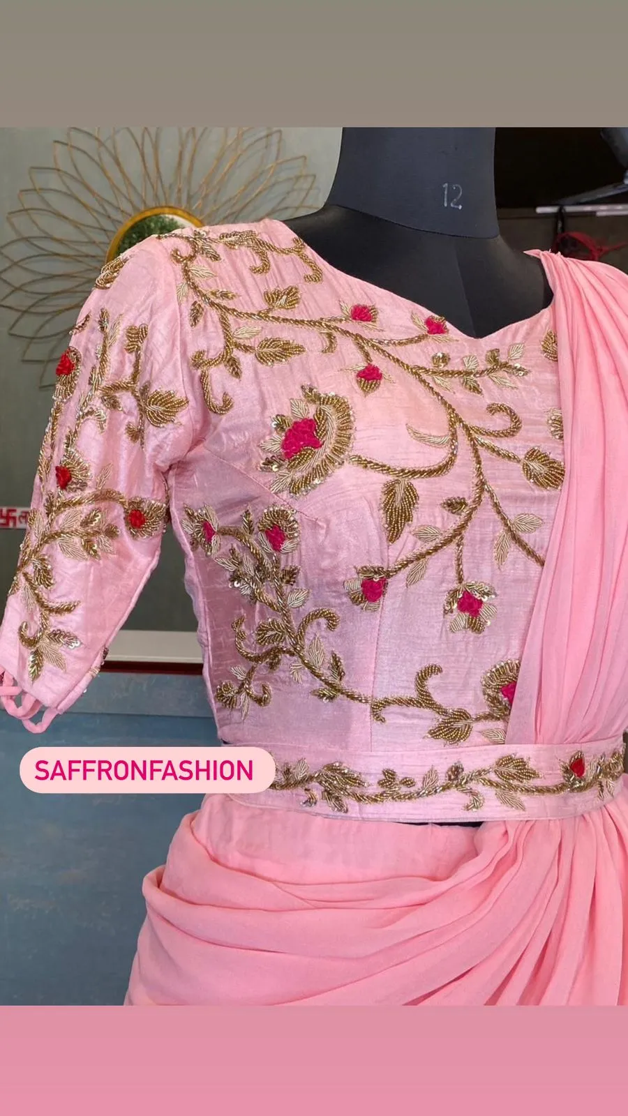 Pinkilla indowestern dress