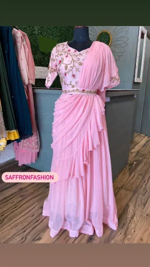 Pinkilla indowestern dress