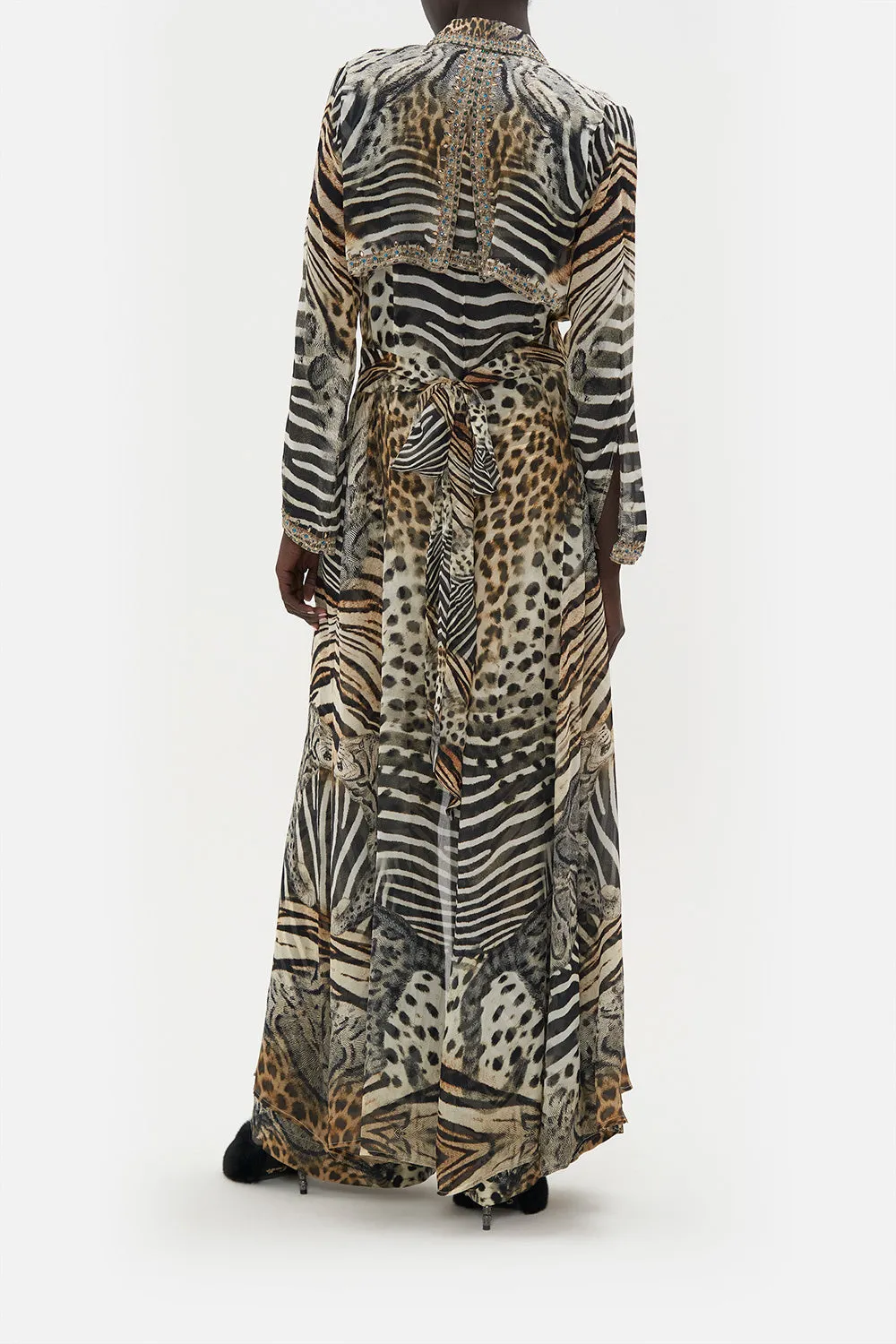 PRINTED TRENCH FOR THE LOVE OF LEO