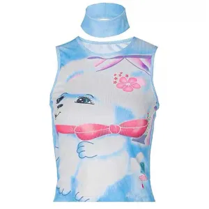 Puppy Y2K Aesthetic Tank Top