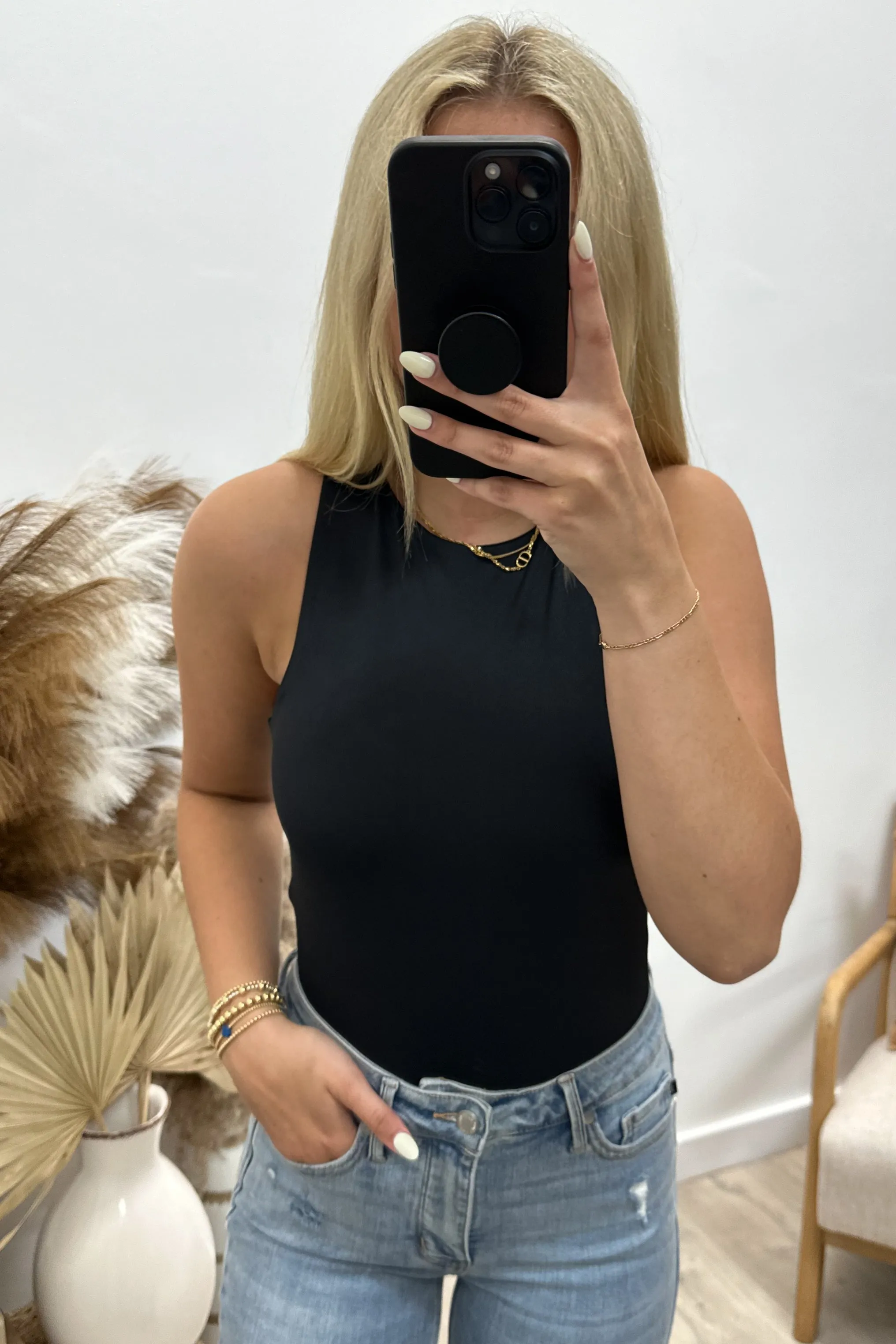 "Flirt With Fate" Bodysuit (Black)