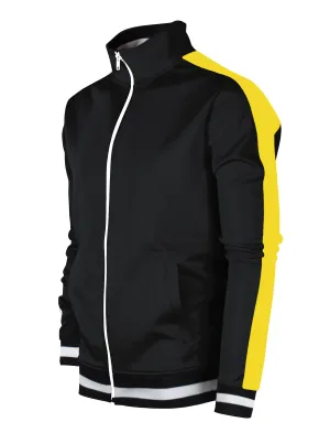 S51700-BASIC TRACK JACKET-BLACK/GD