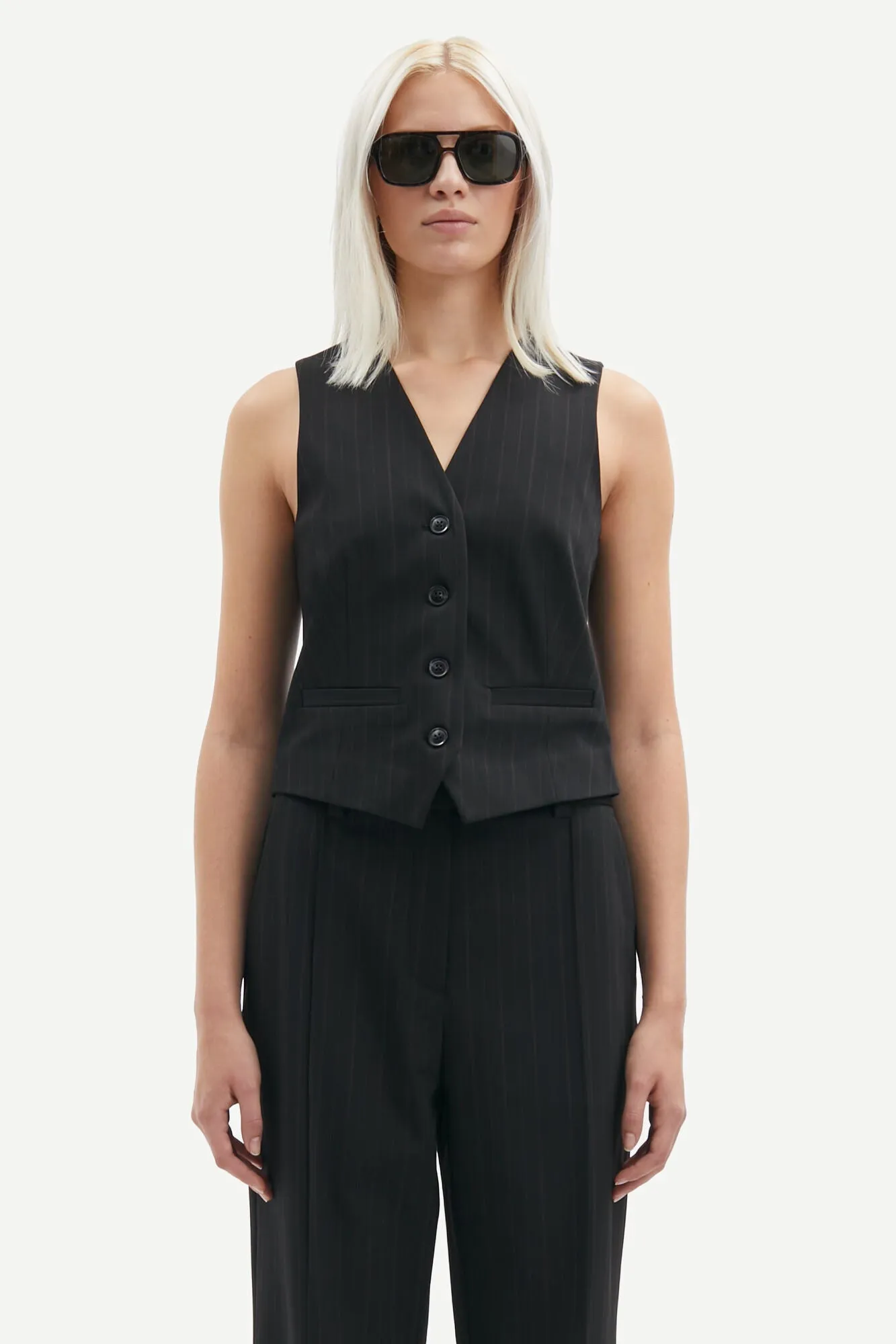 Samsoe Samsoe Femme -  Saramona Vest 15128 - Black
