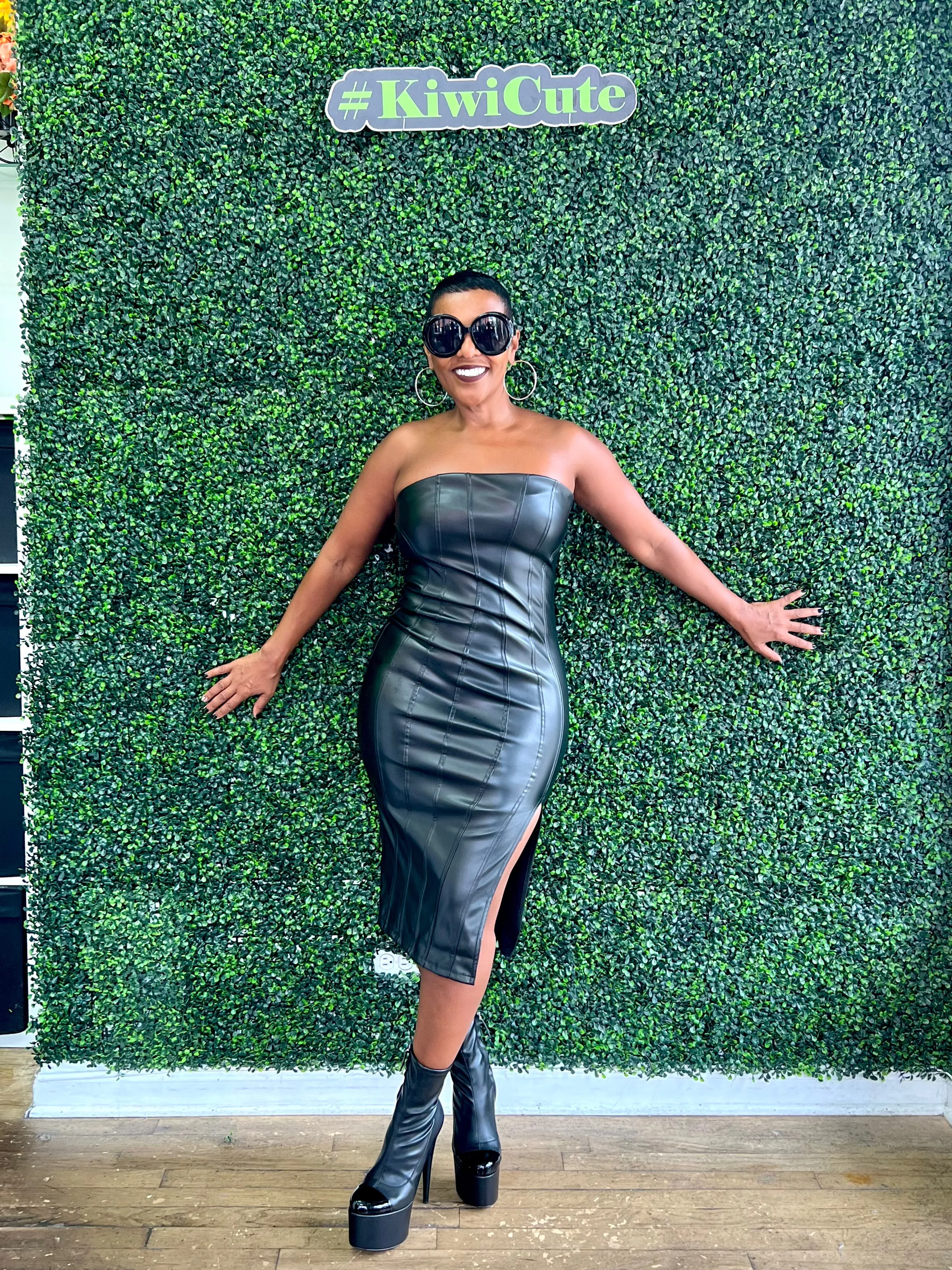 Seduction Leather Dress