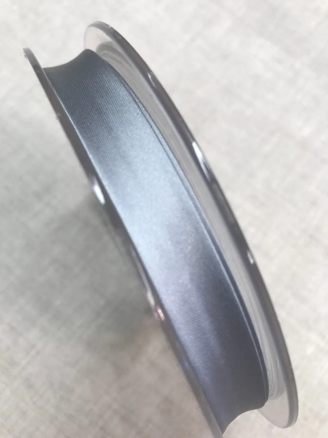 Silver 15mm Satin Bias