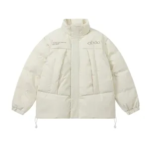 Solid Stand Collar Coat