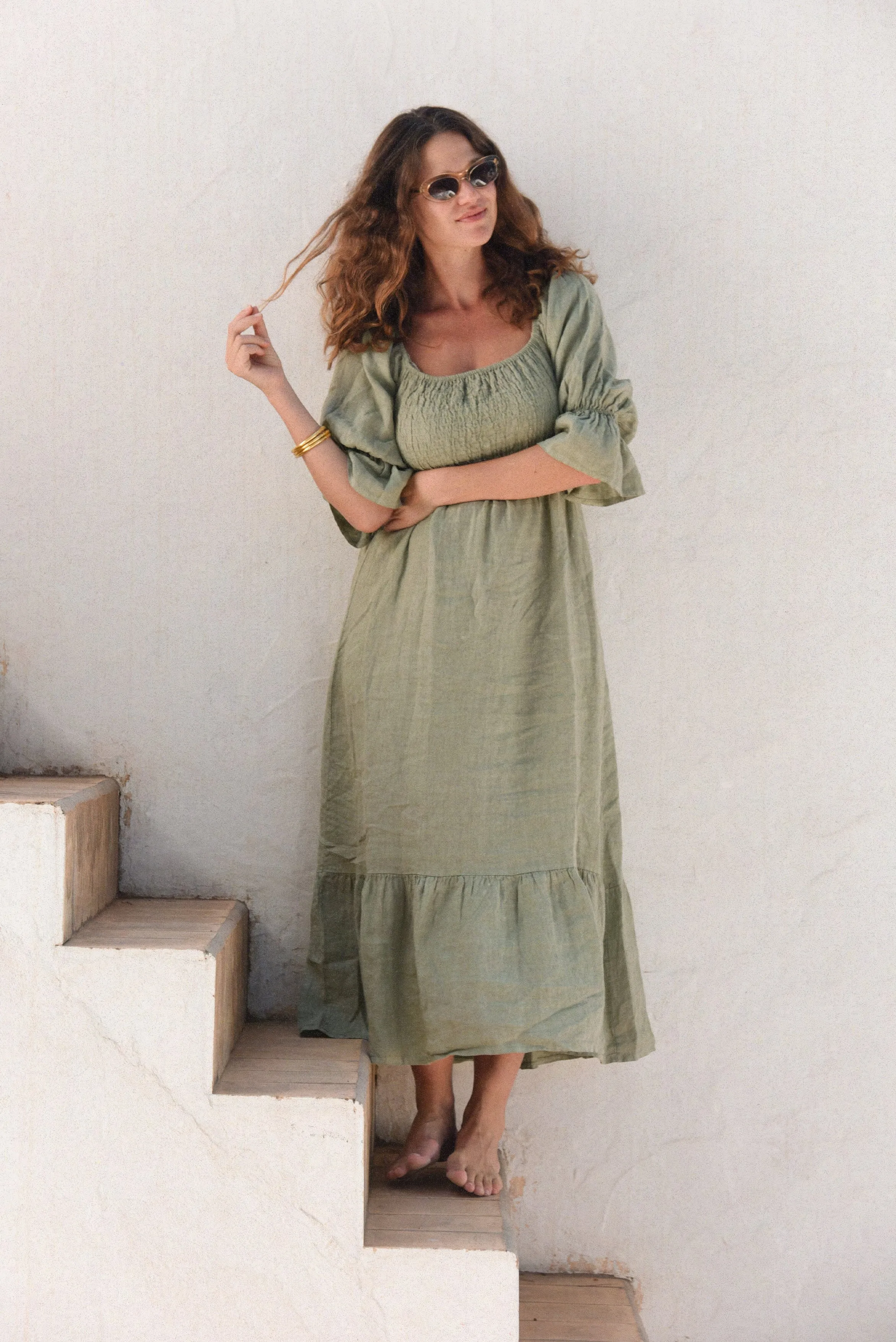 The Deia Dress // Sage