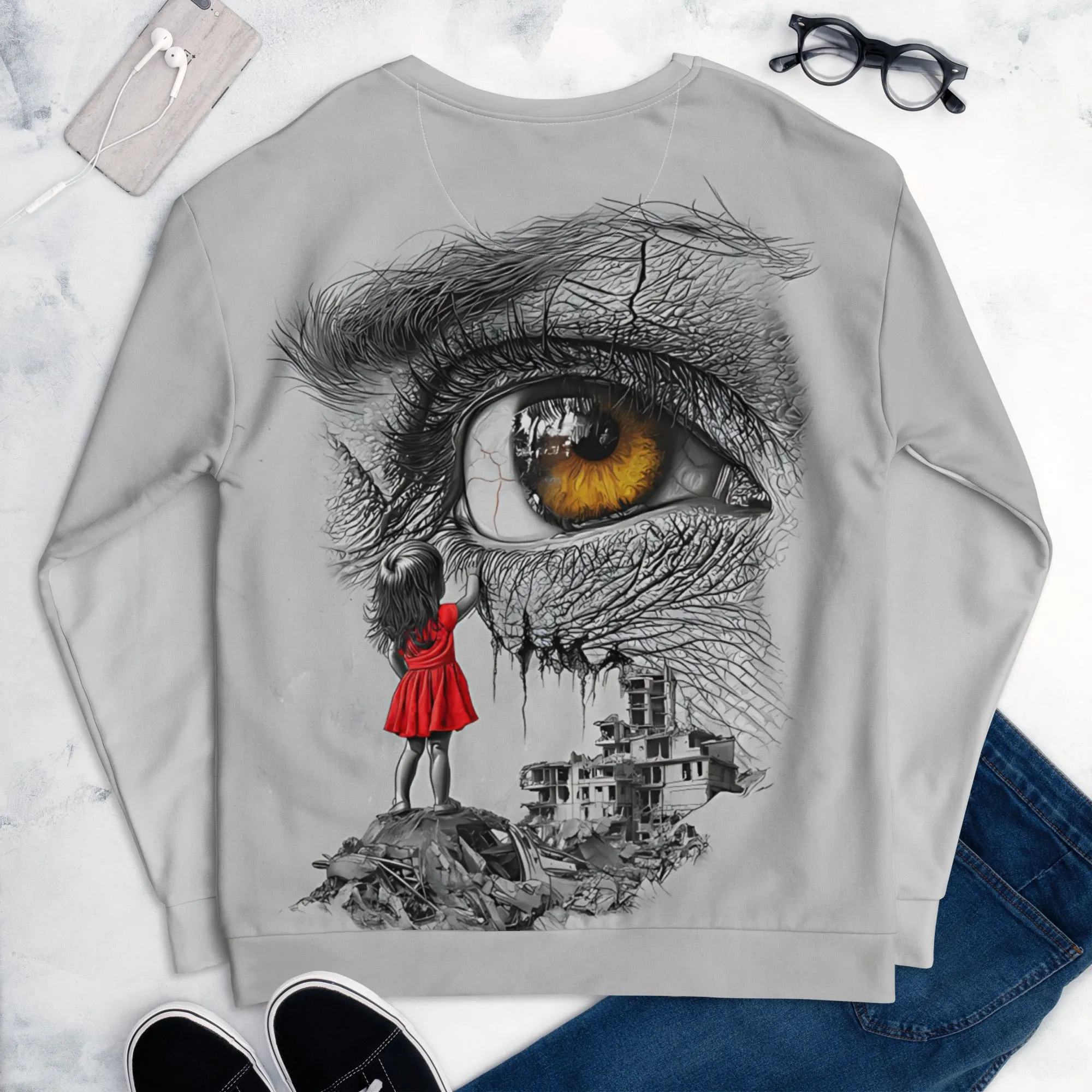 Through My Mother’s Eyes: Reflected Unisex Sweatshirt