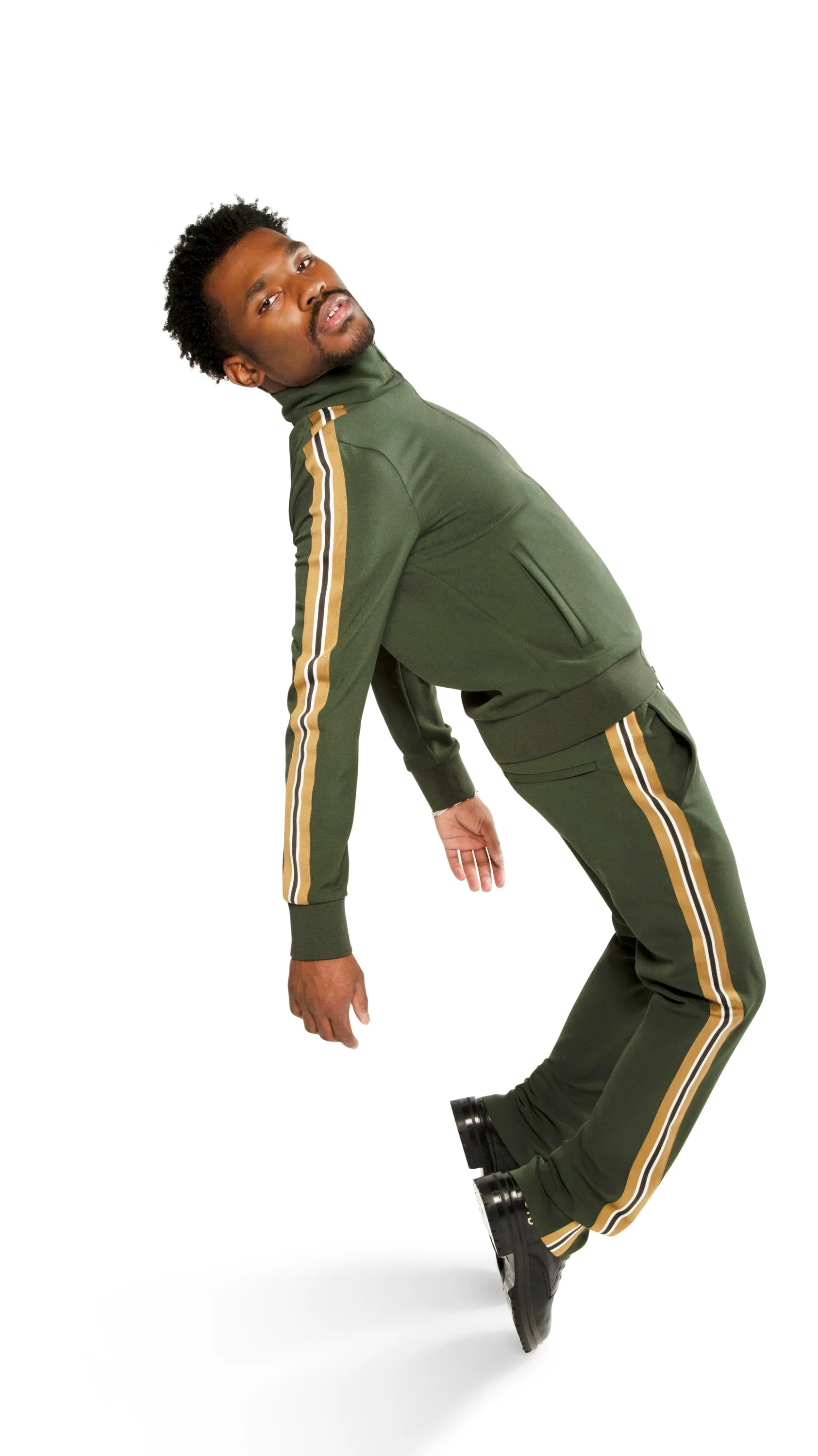 Track Pant With Side Tape Detail