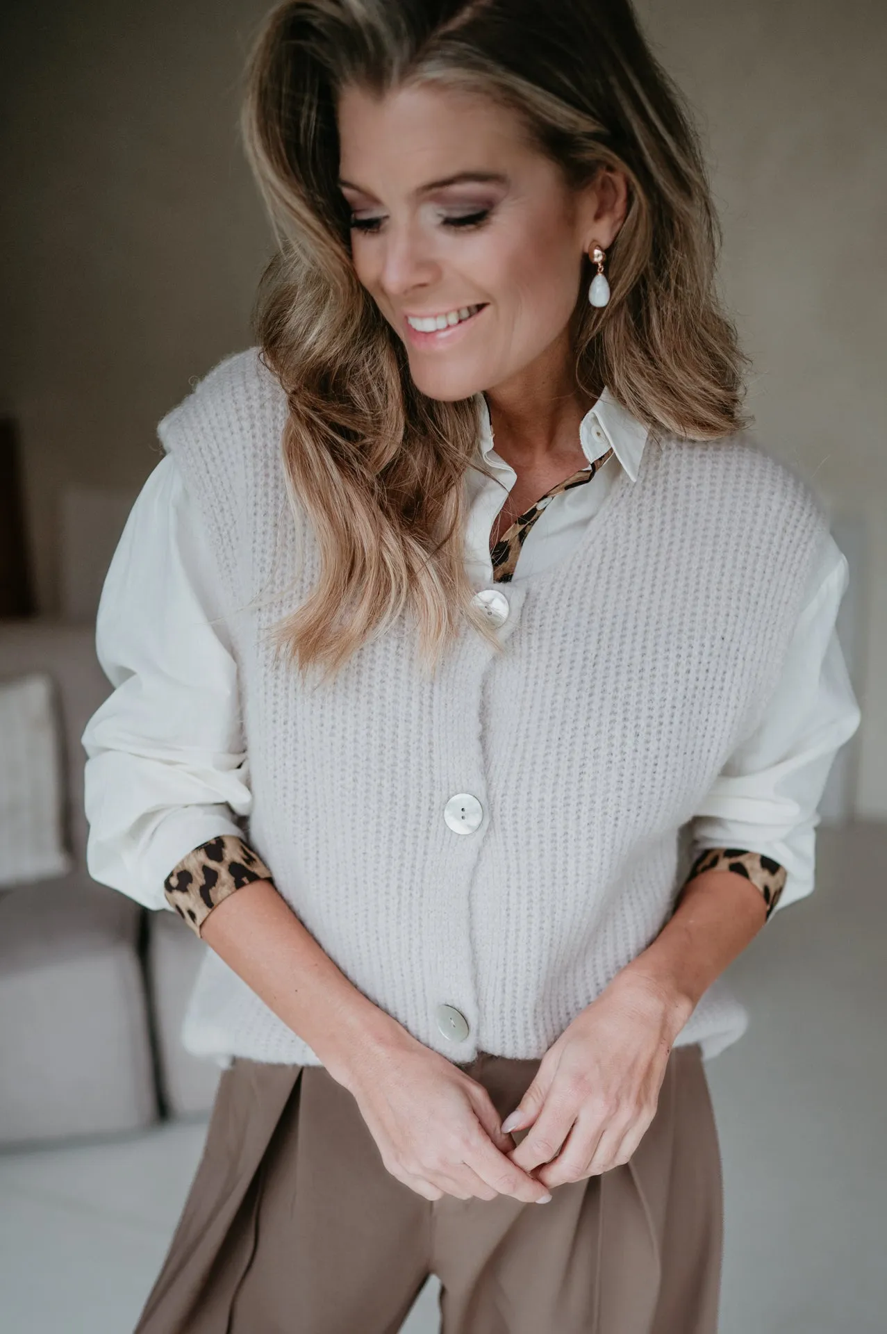 Udienze gilet I Beige