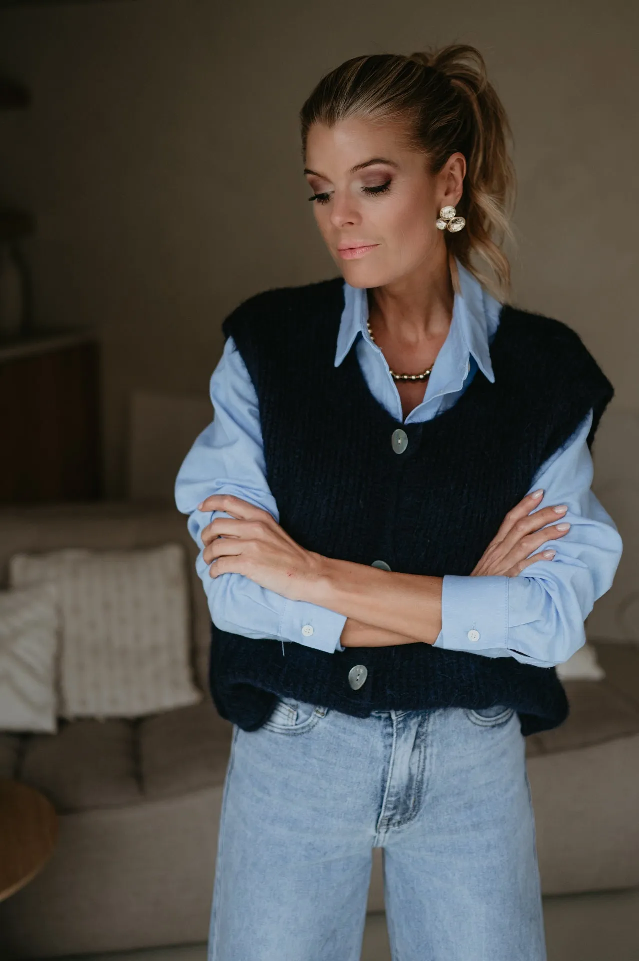 Udienze gilet I Blue