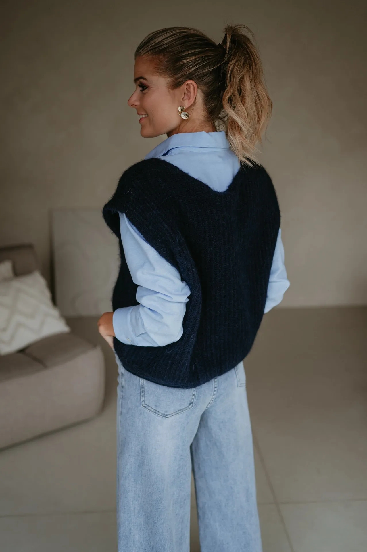 Udienze gilet I Blue