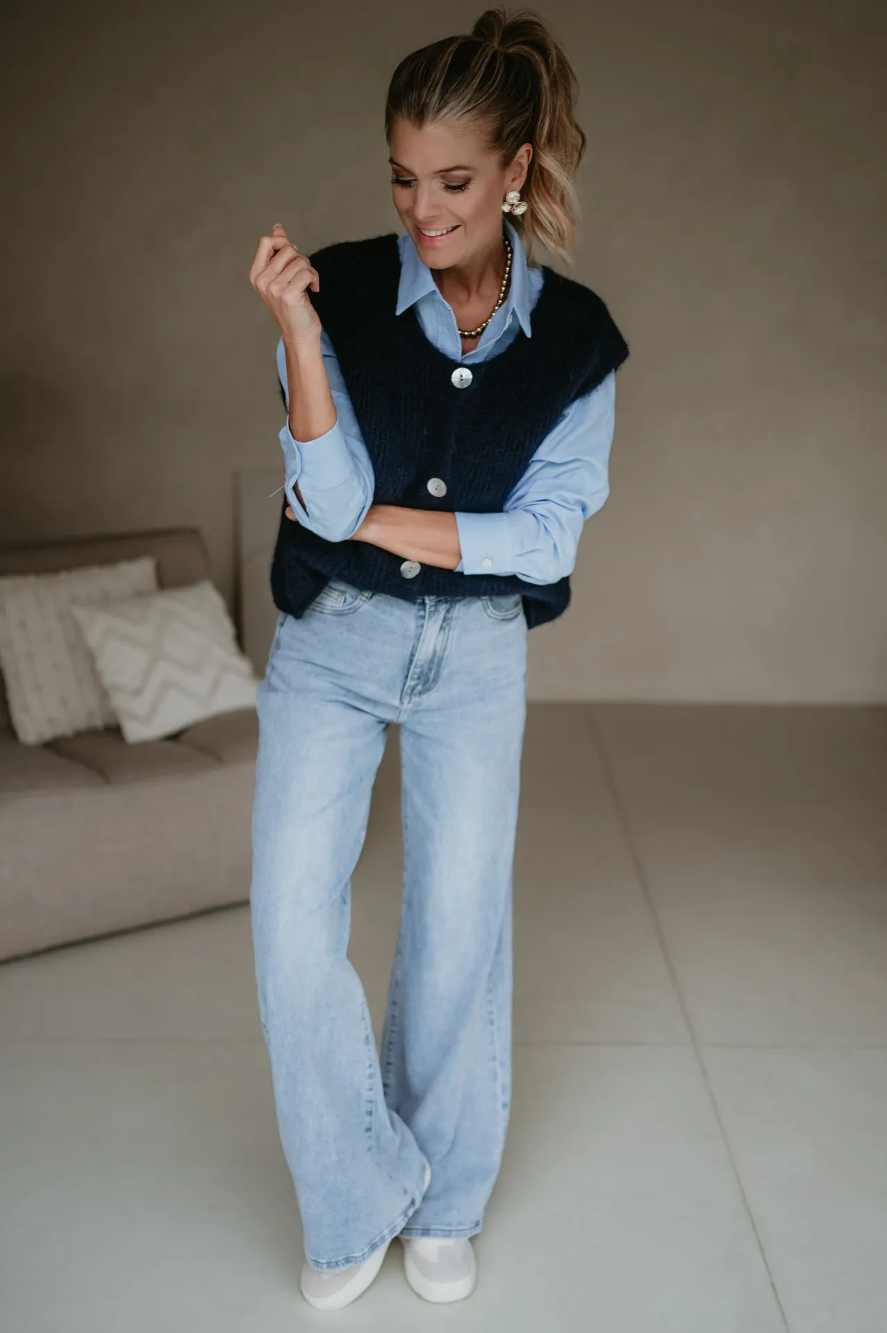 Udienze gilet I Blue