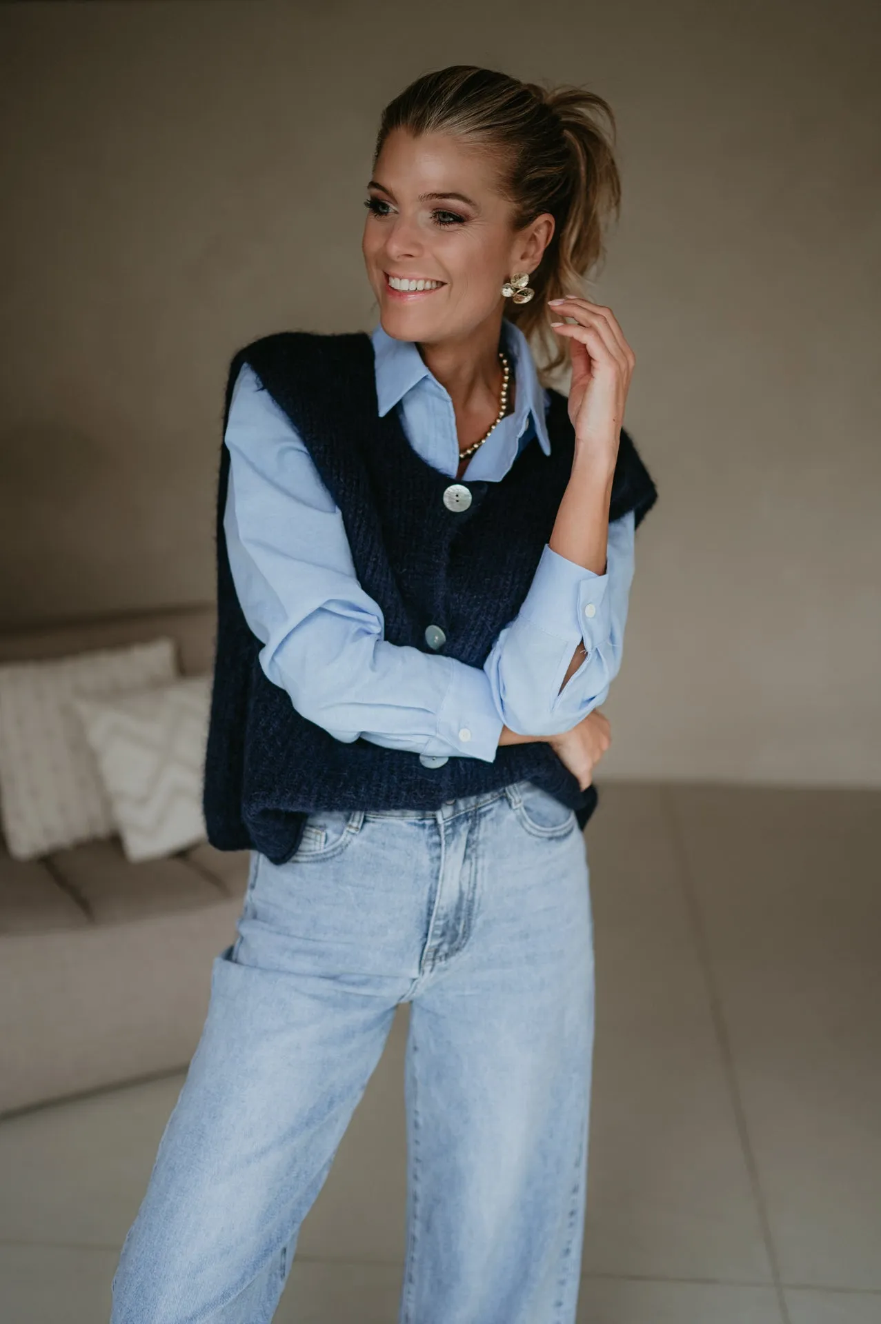 Udienze gilet I Blue