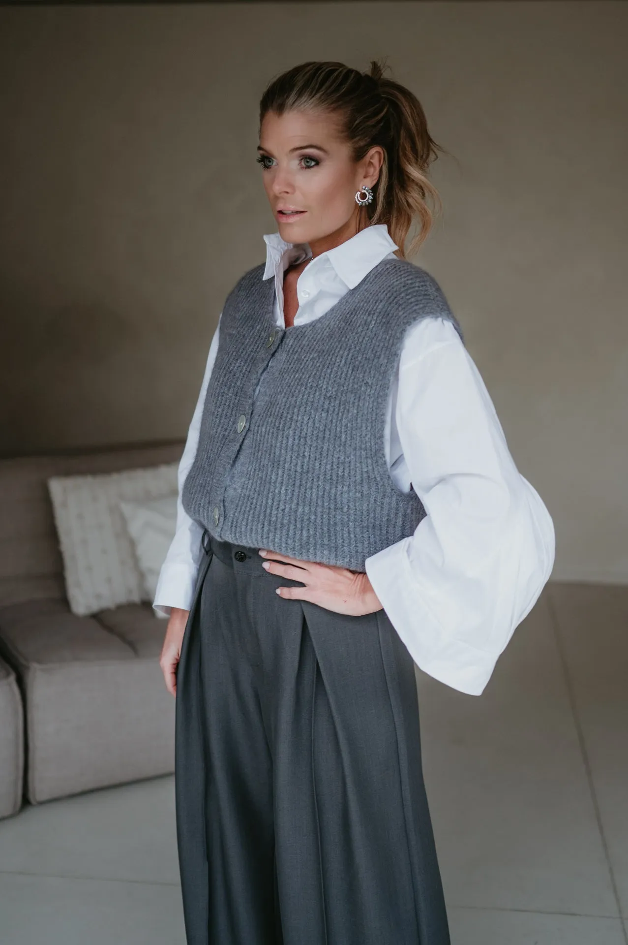Udienze gilet I Grey