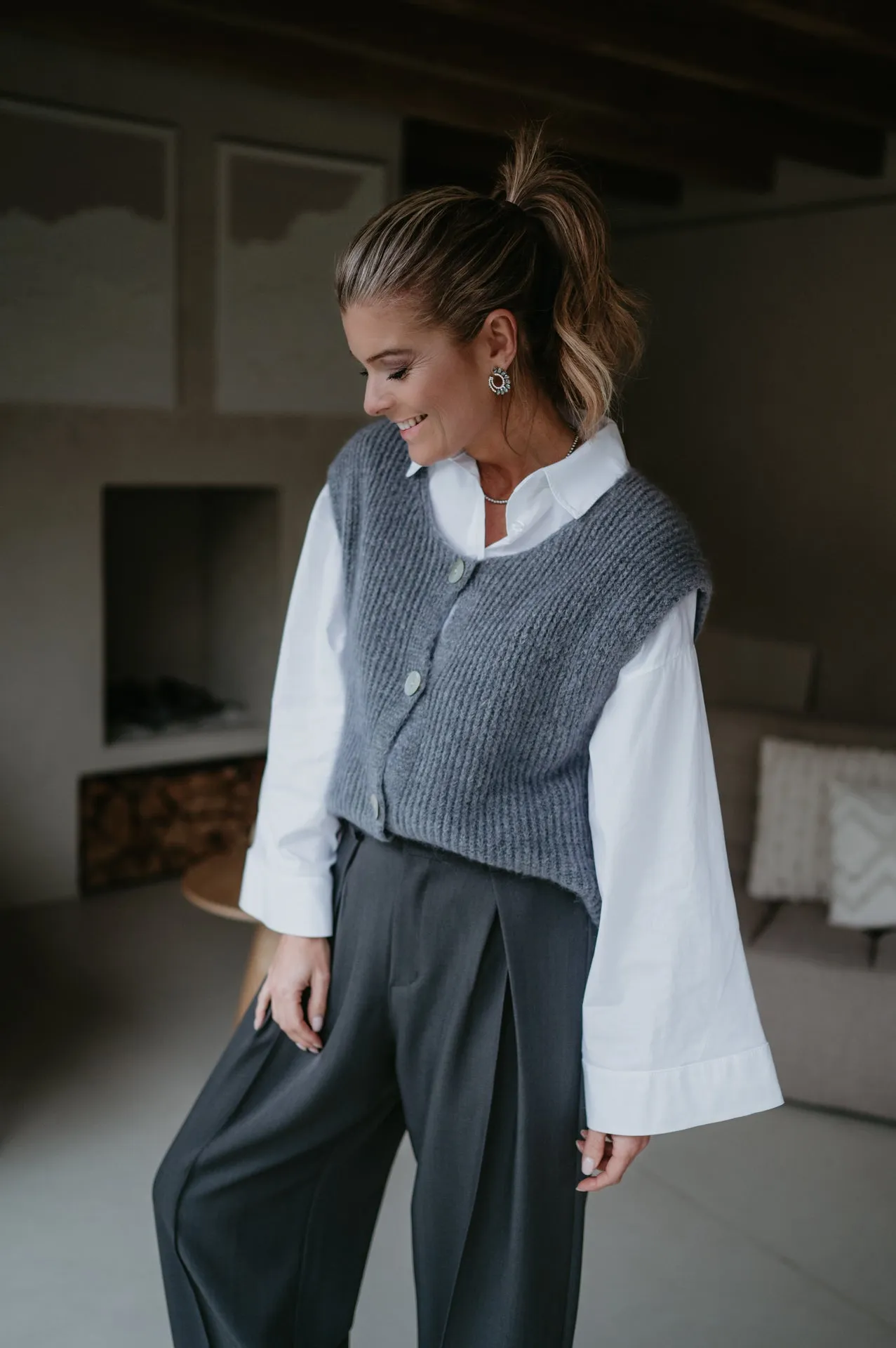 Udienze gilet I Grey