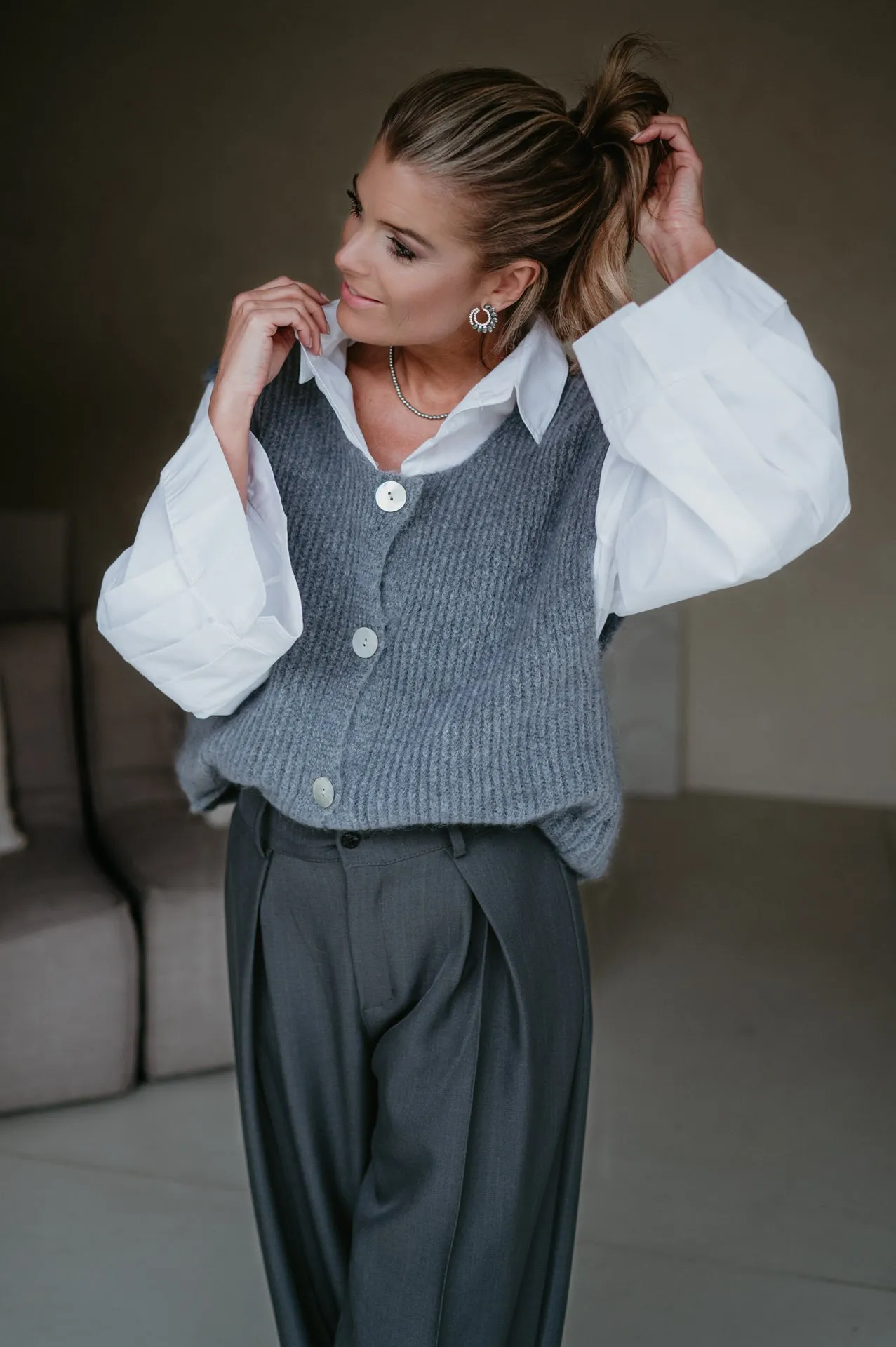 Udienze gilet I Grey