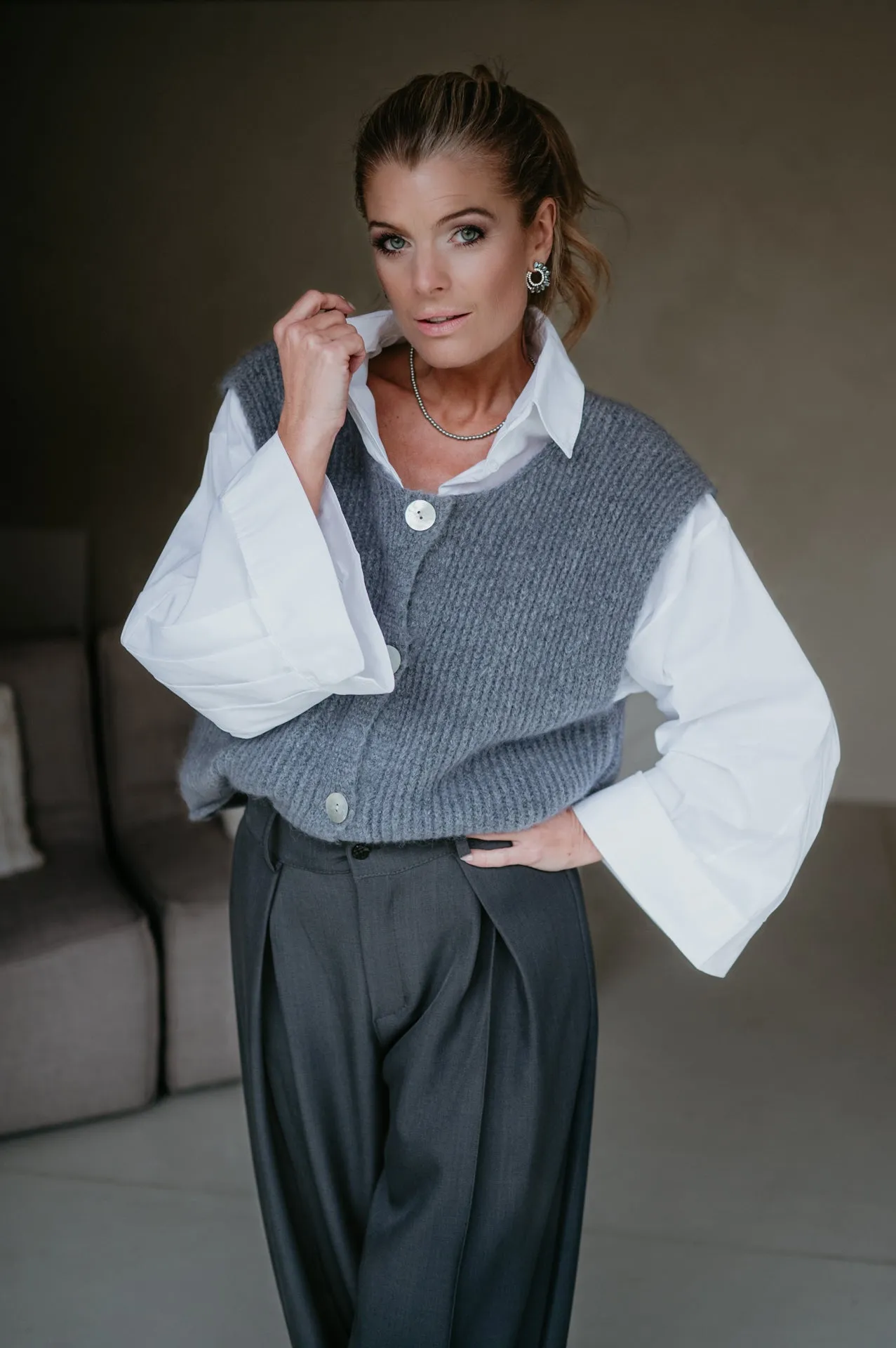 Udienze gilet I Grey
