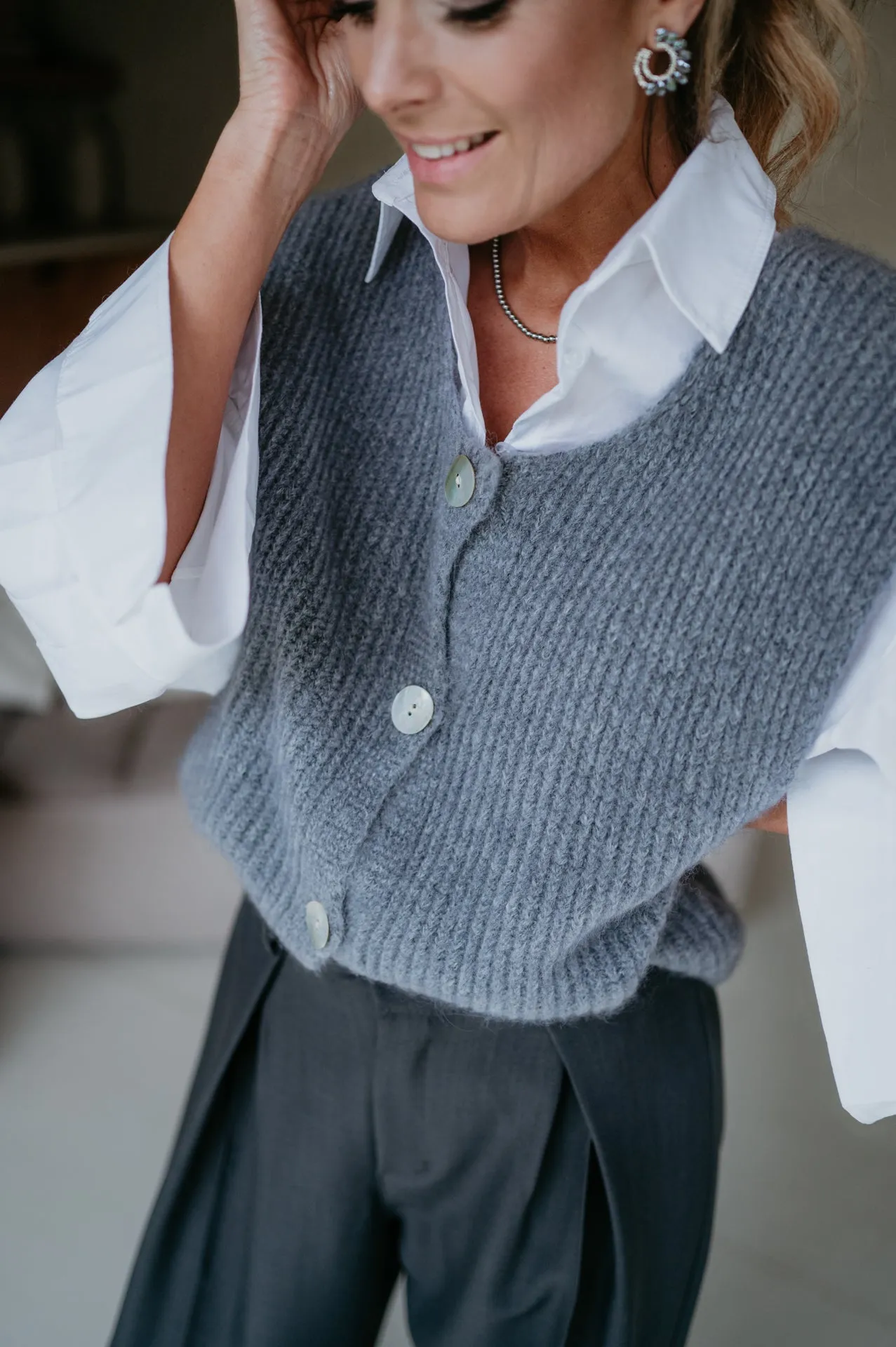 Udienze gilet I Grey