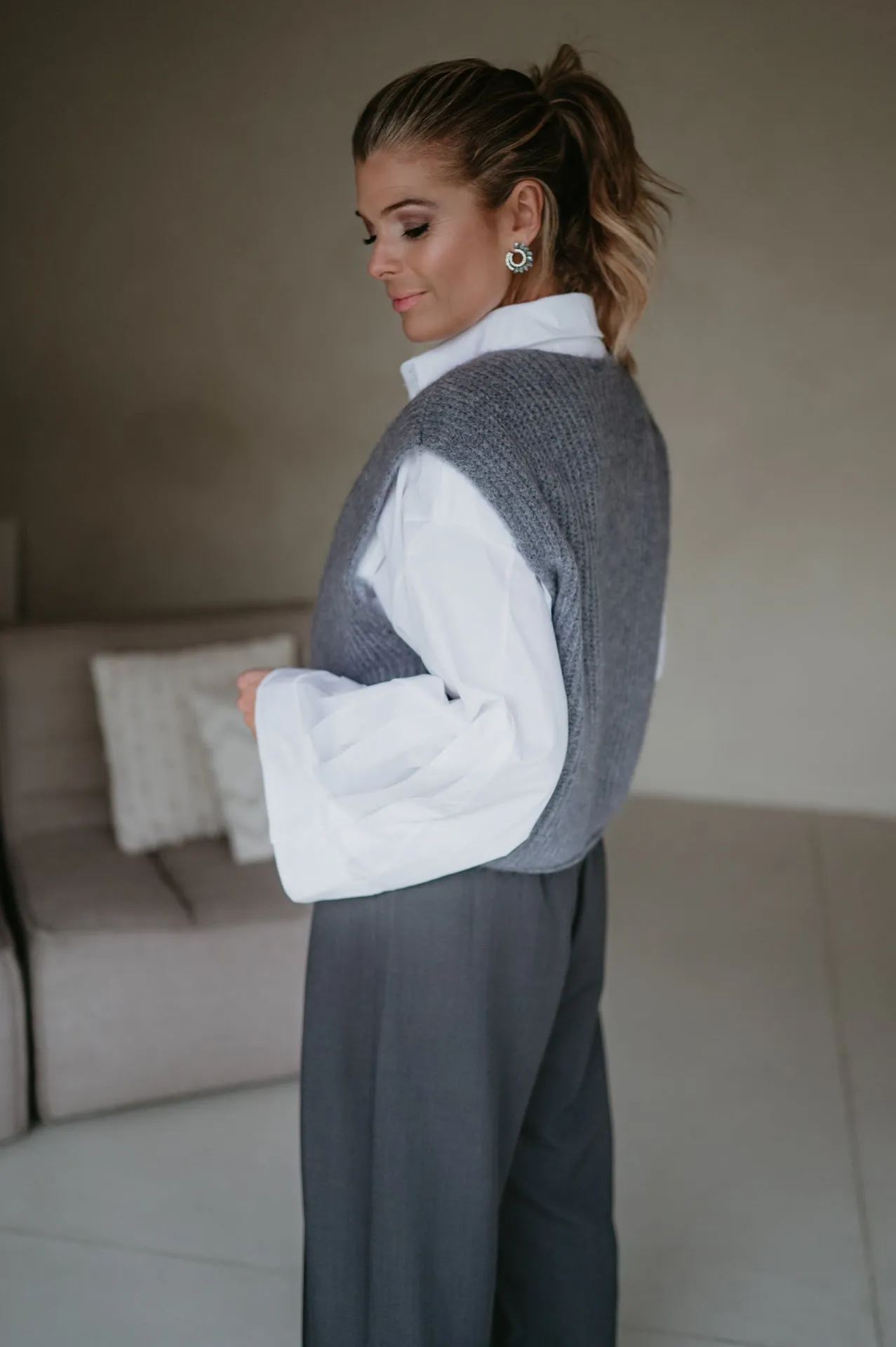 Udienze gilet I Grey