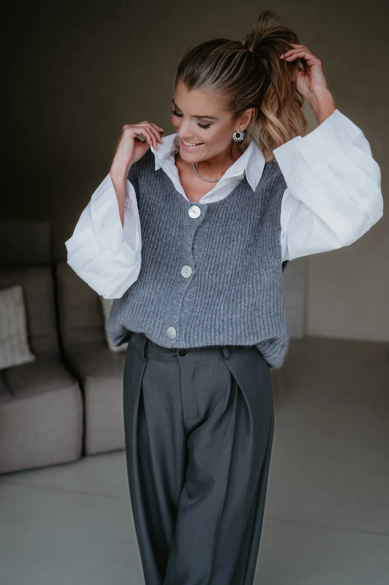 Udienze gilet I Grey