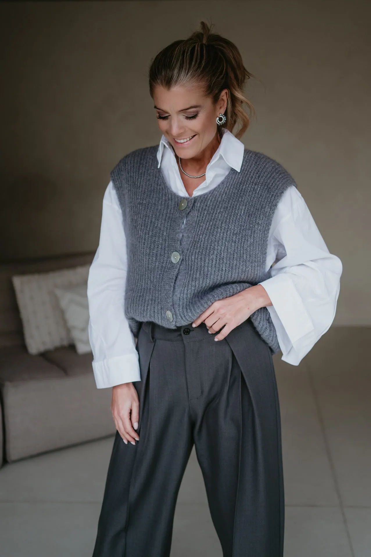 Udienze gilet I Grey