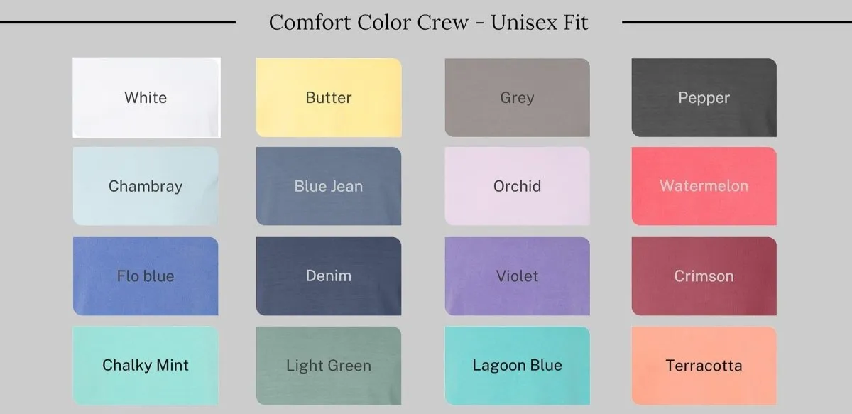Volleyball Life Comfort Colors Crew