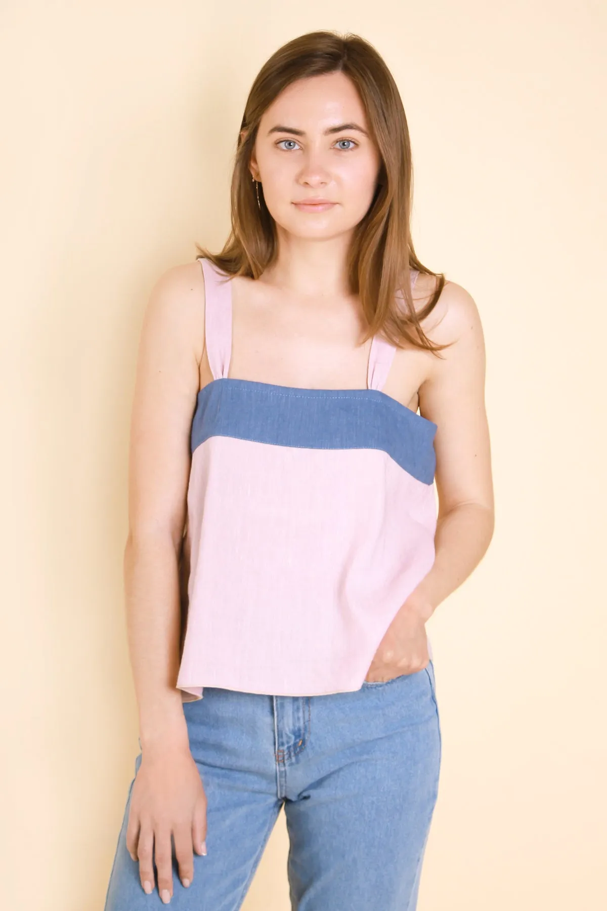 Washed Linen Top JESS