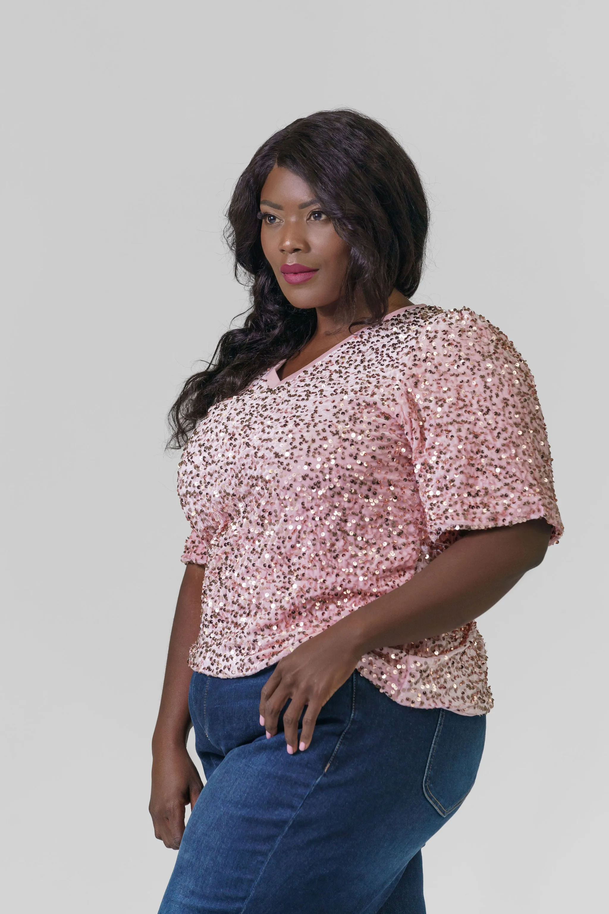 WEVANNA SPARKLING SEQUIN TOP